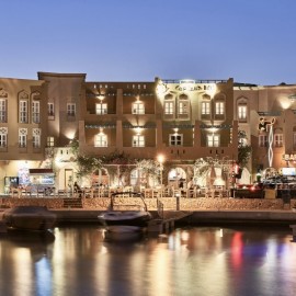 Captains-Inn-El-Gouna-Red-Sea-Egypt-facade-evening