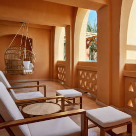 Junior Suite balcony at Sheraton Miramar