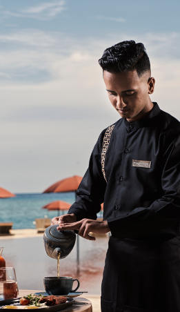 dining by the beach in el gouna Egypt