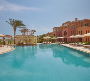 Golf view pool at steigenberger hotel