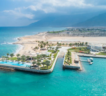 Jebel Sifah marina near Sifawy Hotel Oman