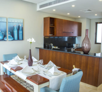 Dining area at Ancient Sands Three Bedroom Apartment