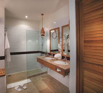 Bathroom of Family Lagoon View Rooms of Mövenpick Resort and Spa El Gouna Red Sea Egypt