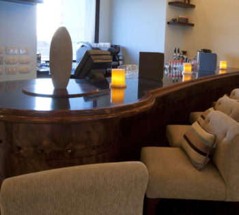 Fanadir hotel’s lobby Reflection Bar the cozy El Gouna bar serving drinks and snacks