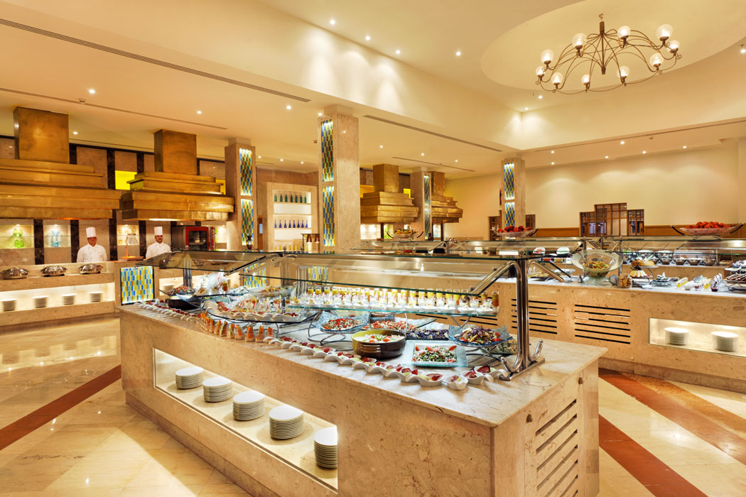 Palavrion Restaurant of Mövenpick Resort and Spa El Gouna Serves Breakfast and Dinner and Known for Swiss and oriental dishes