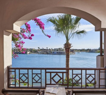 lagoon view from sultan bey room's terrace area