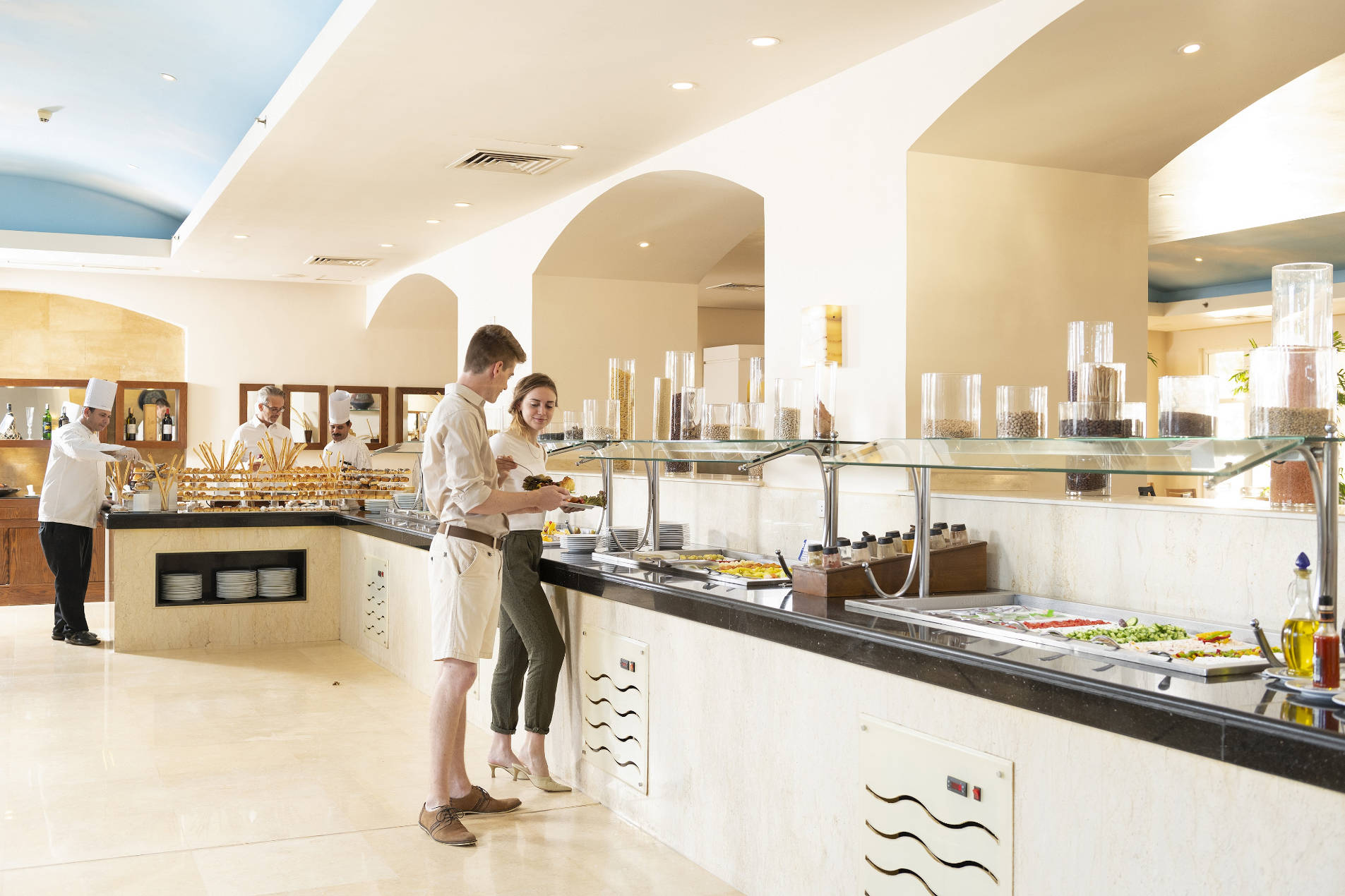 Buffet of Oceana Restaurant of Ocean View Adults Only Hotel