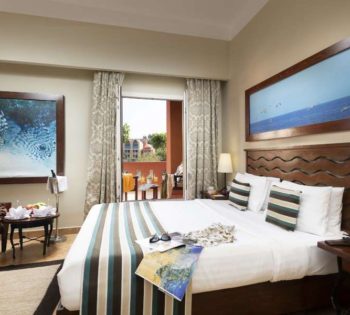 modern amenities & balcony of Ocean view Adults only Hotel El Gouna standard room