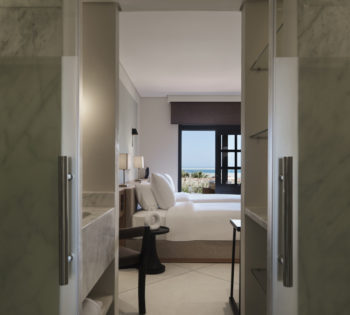 Bathroom at superior sea vie room at The Chedi El Gouna