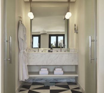 The bathroom at the Chedi Suite at the Chedi hotel El Gouna