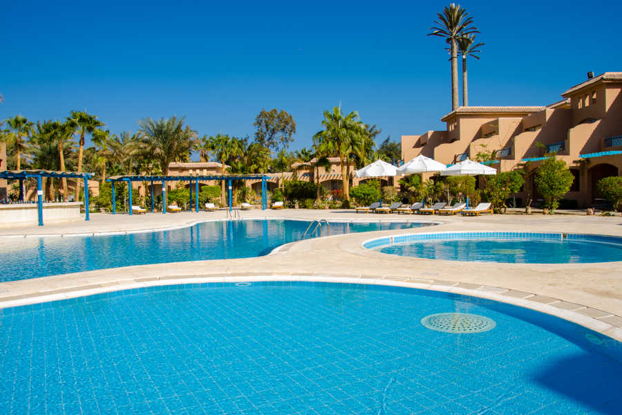 zen pool at labranda club paradisio el gouna with a pool overlooking the pool
