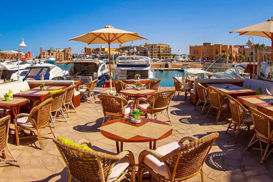 marina el gouna view from breeze restaurant and bar el gouna