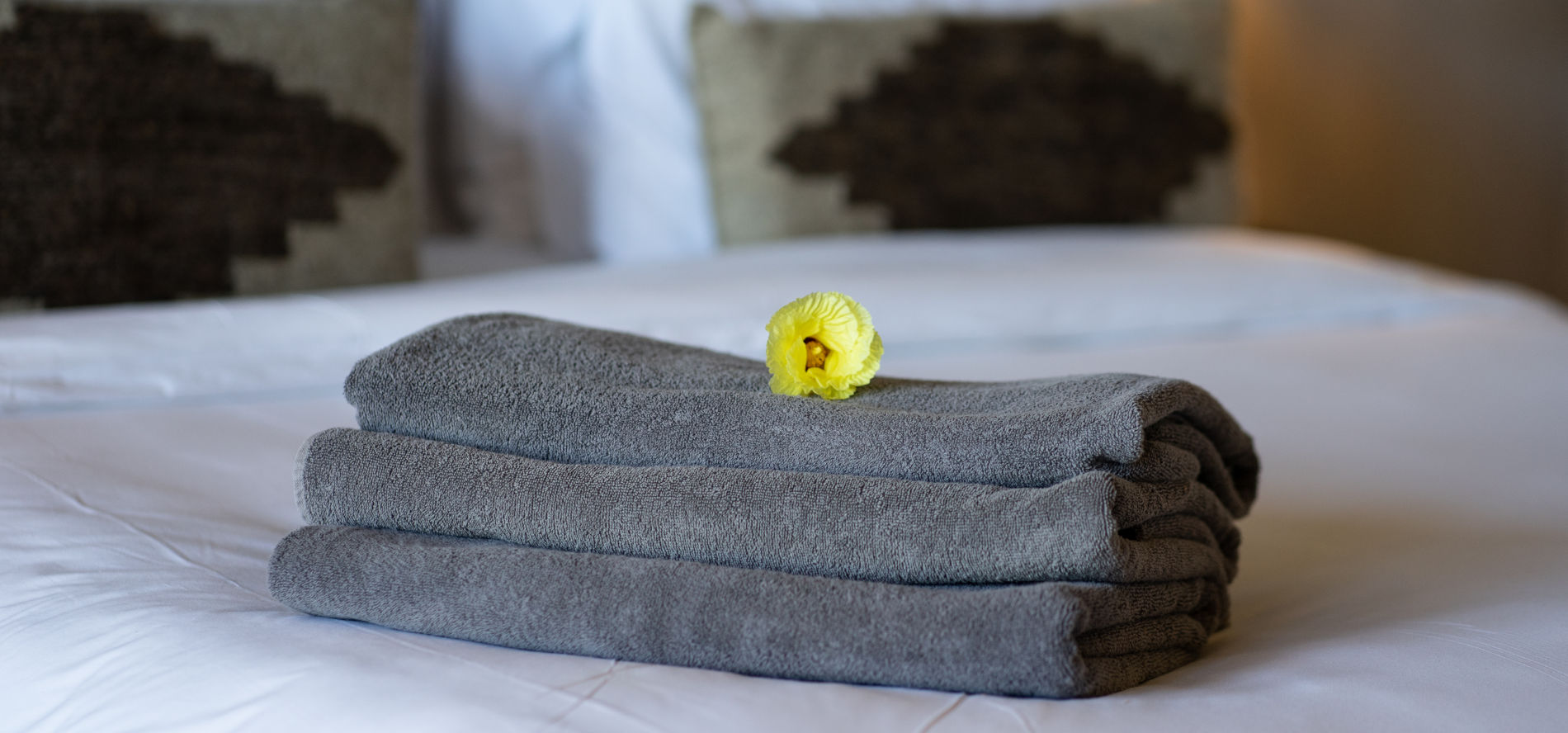beach towels in el gouna hotel's room