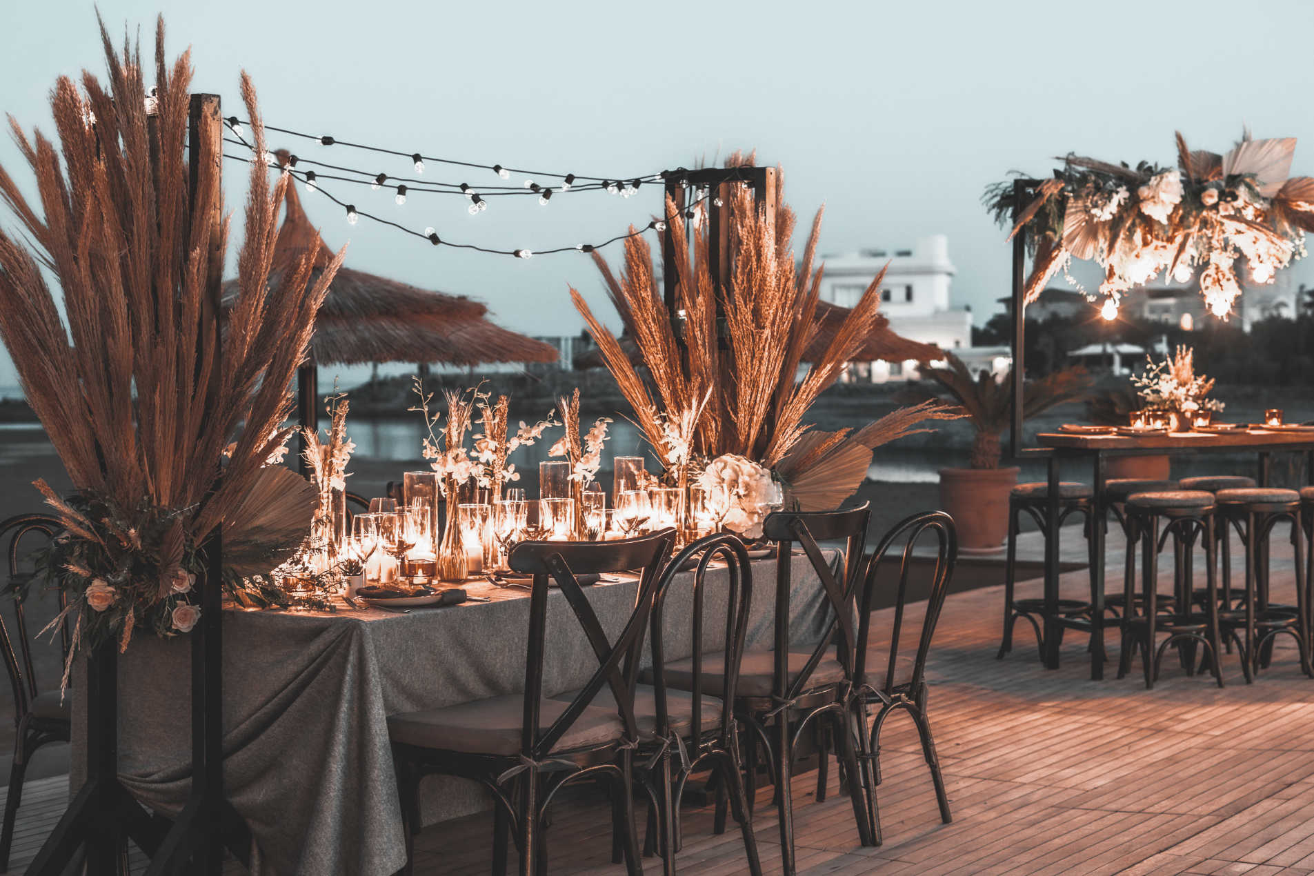 A wedding decor in Casa Cook El Gouna by the Red Sea Shores