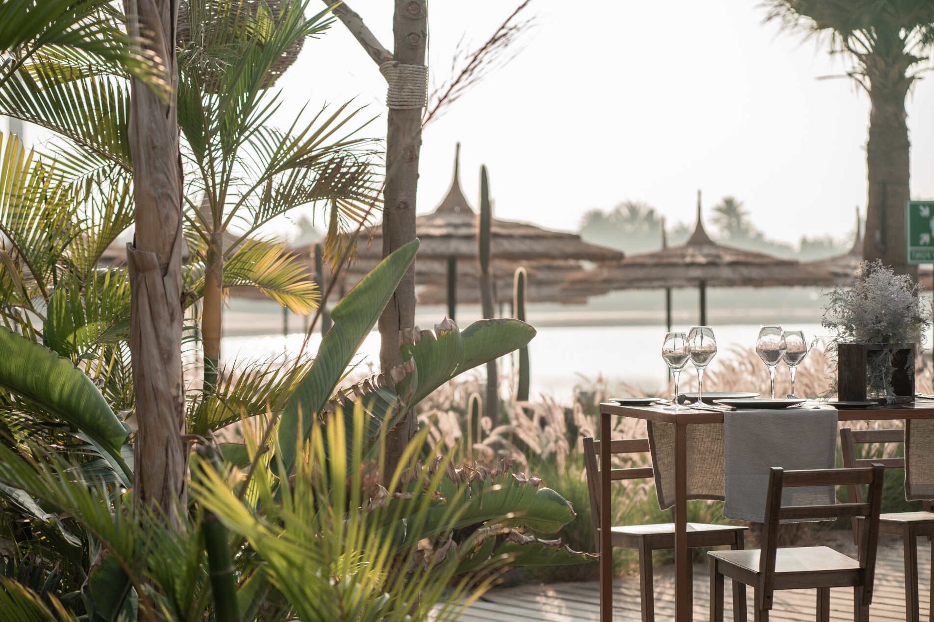 The outdoor wedding venue at Cook's Club Hotel in El Gouna, special occasions venues in Red Sea