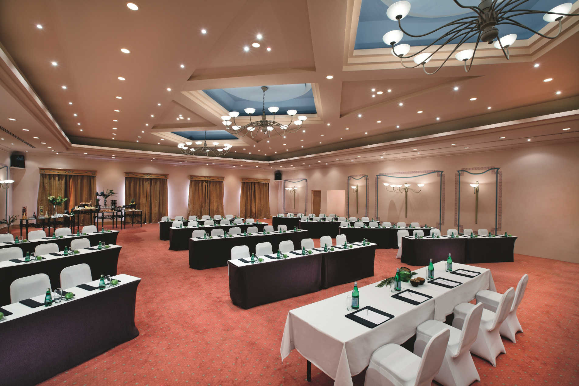 Conference room setup in Movenpick resort in El Gouna