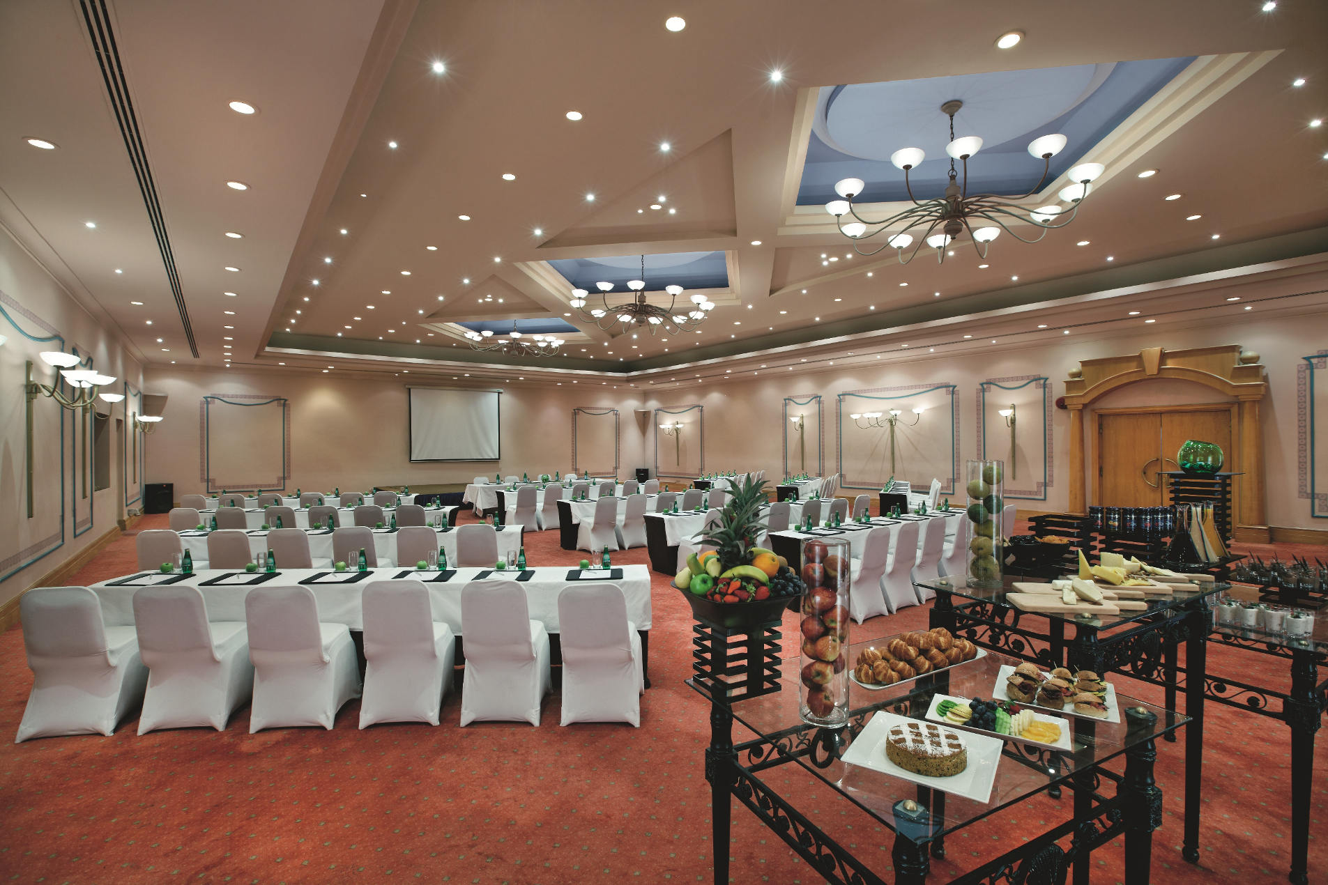 large conference room with catering in el gouna