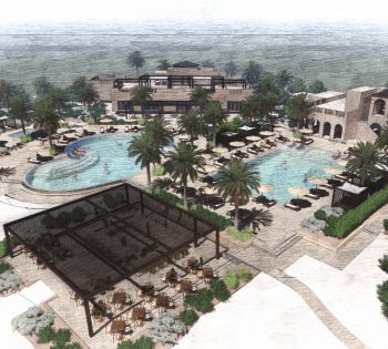 rendering of a new development for The Chedi El Gouna on the Red Sea Egypt coast