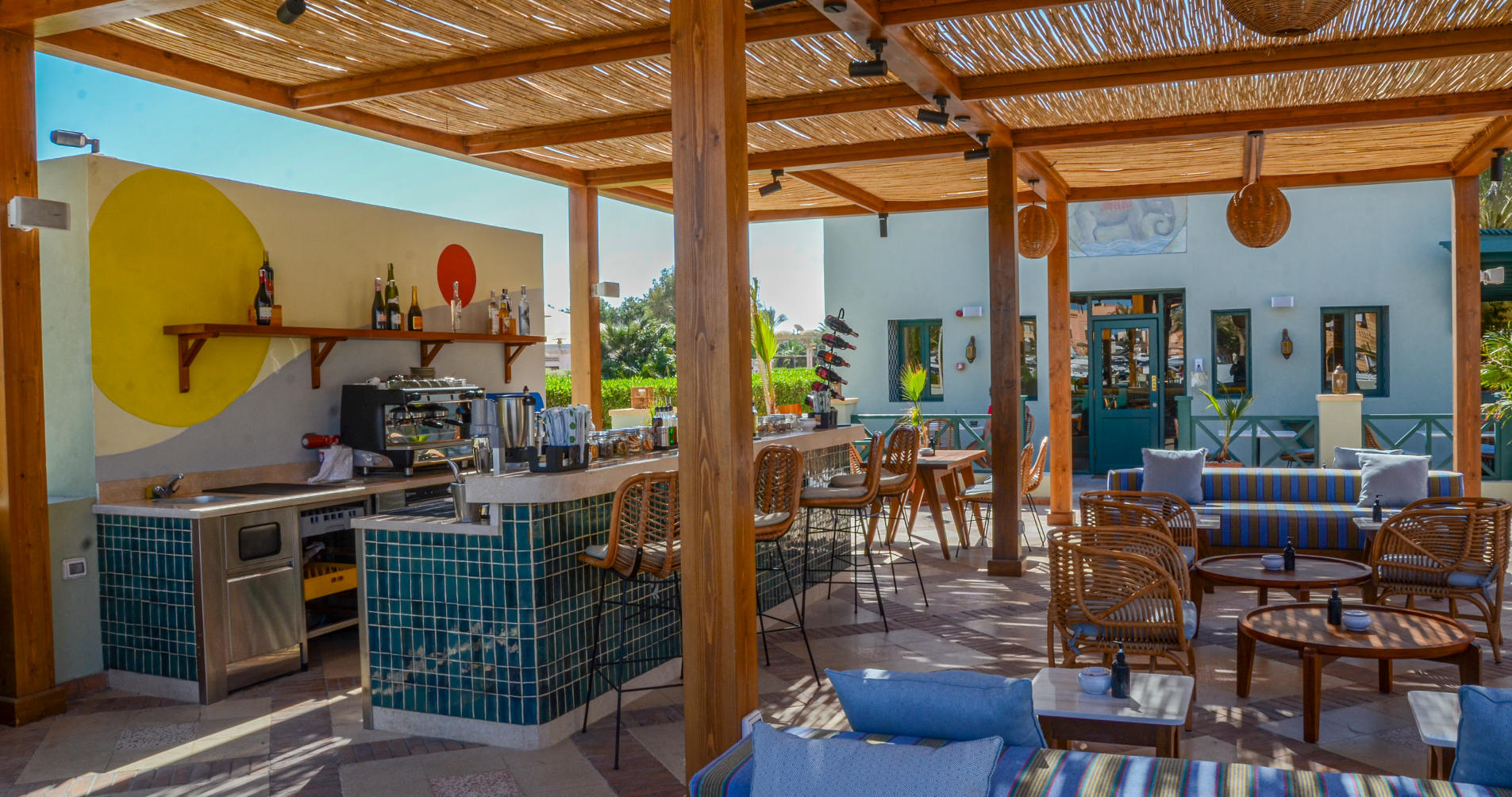 Tandoor renovated terrace and restaurant in abu tig marina