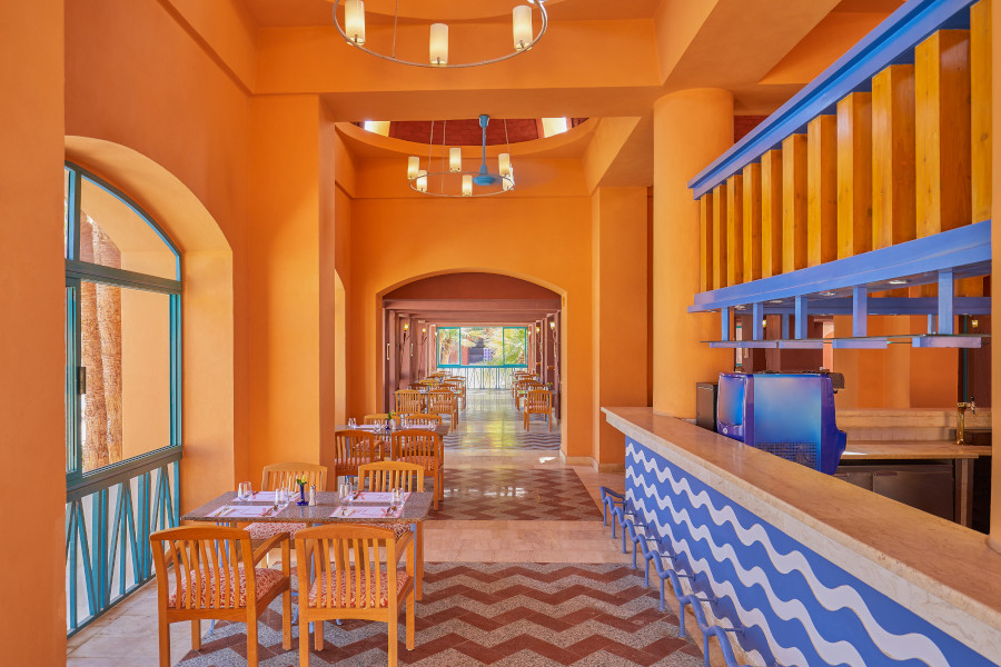 A photo inside Waves Restaurant at Sheraton hotel-El Gouna