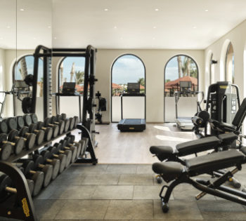 The gym at the chedi el gouna