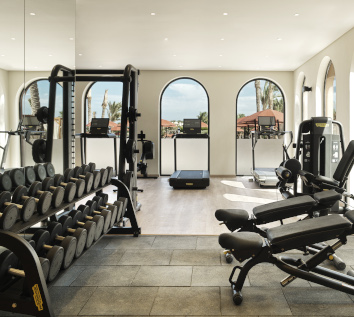 The gym at the chedi el gouna