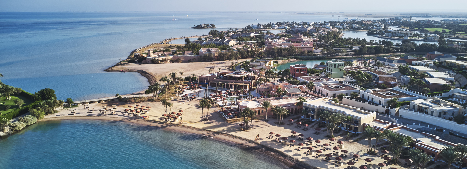 an aerial of the chedi el gouna